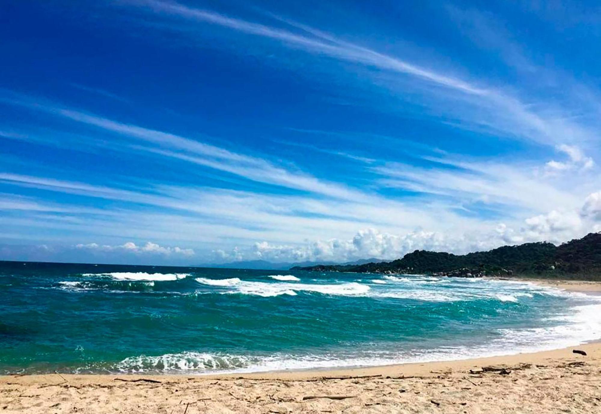 Hostal Mirador Dentro Del Parque Tayrona El Zaino Bagian luar foto