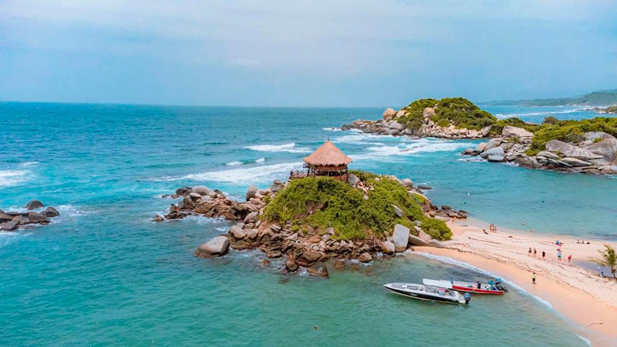 Hostal Mirador Dentro Del Parque Tayrona El Zaino Bagian luar foto