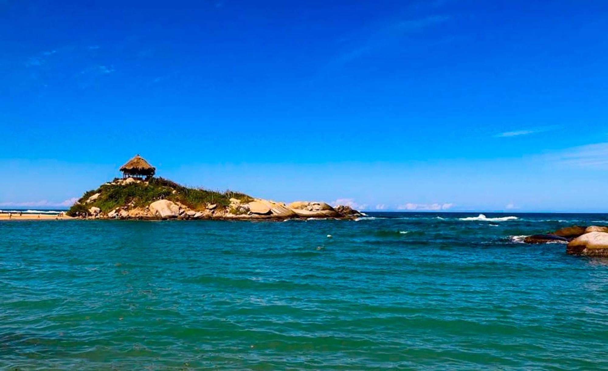 Hostal Mirador Dentro Del Parque Tayrona El Zaino Bagian luar foto